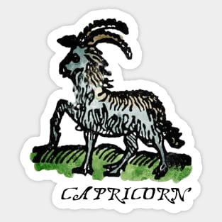 Capricorn - Medieval Astrology: Sticker